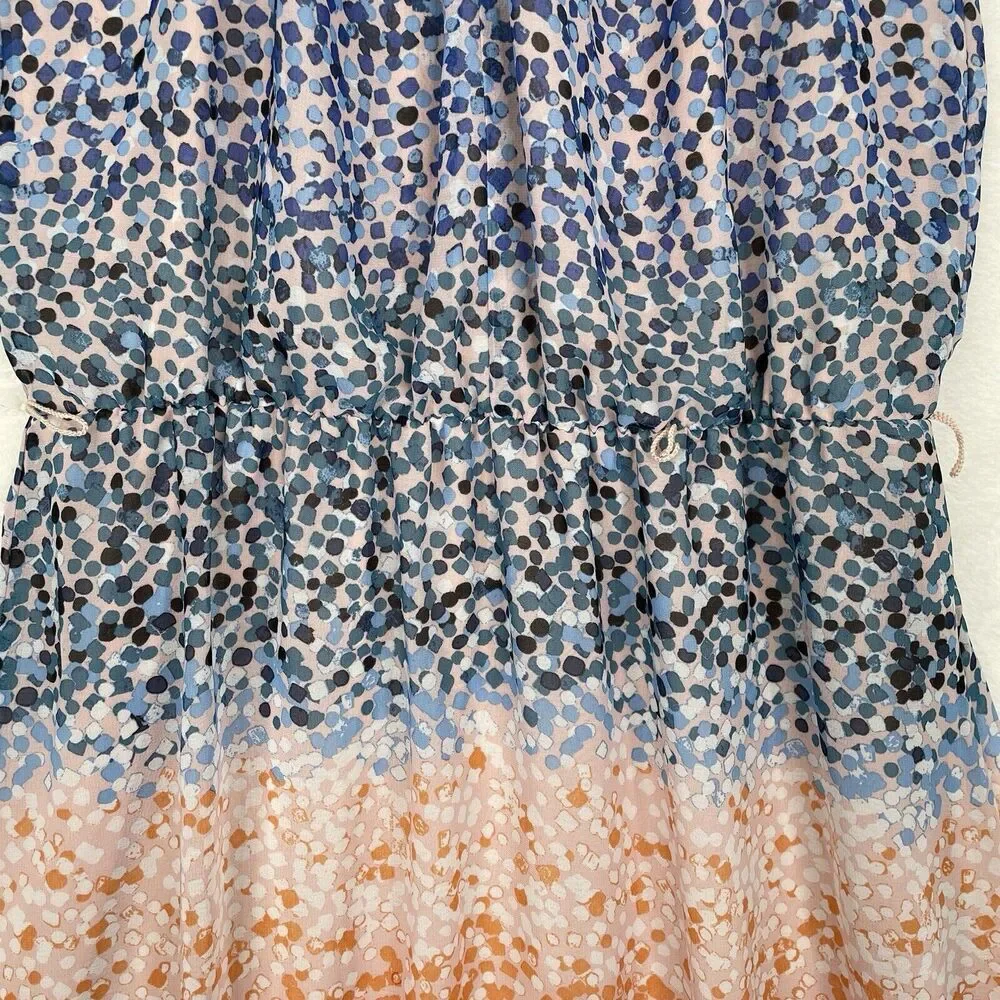 Donna Ricco Maxi Dress Womens Size 8 Sleeveless Lined Multicolor Boho - Picture 8 of 14